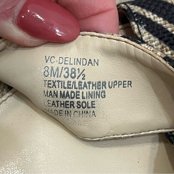 Vince Camuto Delindan Zebra Print Espadrille Platform Sandals size 8 - Picture 8 of 13